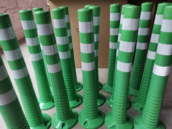 Advertencia de seguridad vial al aire libre de 75 cm Punto de advertencia de tráfico de plástico PU duradero 14