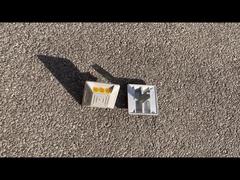 ROADSAFE 100*100*20/90mm LOGO Personalizado Tachuela Vial de Aluminio de Alta Calidad Piedra de Carretera Seguridad Reflectante C