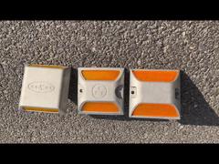 Clavo vial de aluminio Marcador vial elevado Alta visibilidad